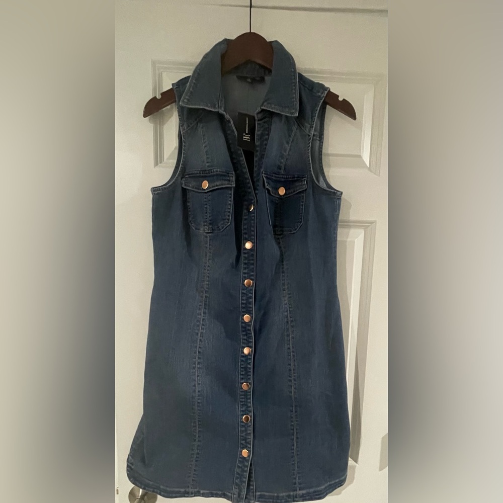 I.N.C. DENIM DRESS